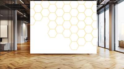 Bee Honeycomb Vector Wall mural