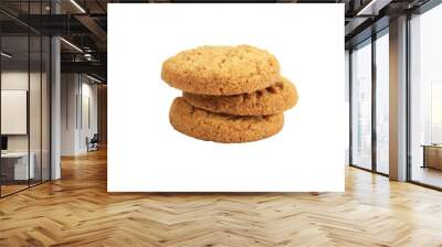 cookies, desserts or snacks are sweet and delicious isolated on white background.selection focus. Wall mural