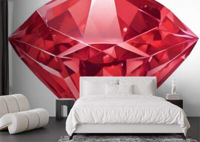 ruby gemstone jewelry image generative ai Wall mural