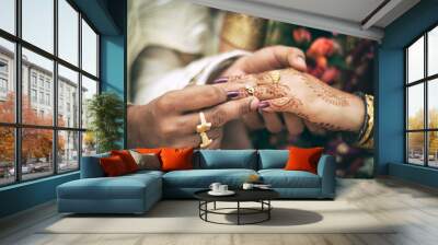 wedding ring Wall mural