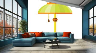 Cartoon lamp vector illustration. Wall mural