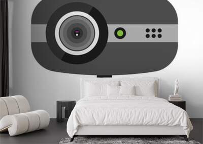 web camera vector illustration on white Wall mural