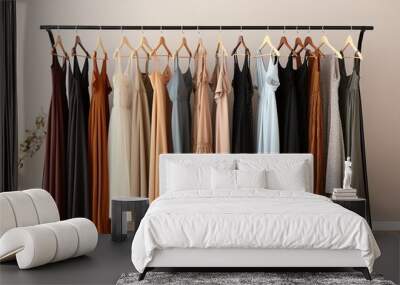 New clothes hanging High quality photo Wall mural