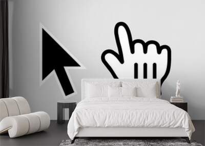 Click icon. Cursor symbol modern, simple, vector, icon for website design, mobile app, ui. Vector Illustration Wall mural