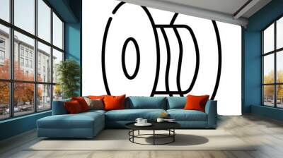 Cable drum Industrial hose reel Wall mural