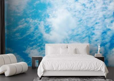 Beautiful afternoon sky and cloud background Wall mural