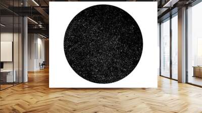 grunge monochrome circle background. abstract circle texture on white background, dirt overlay or sc Wall mural