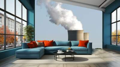 nuclear power plant steam radiation Wall mural