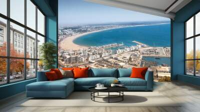 City view of Agadir, Morocco Wall mural