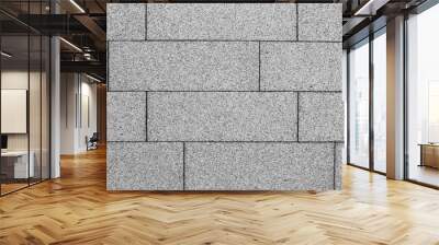 old cement brick bloack wall or flooring background. Wall mural