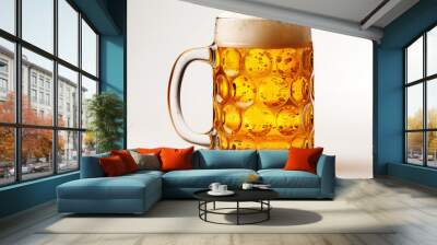 Beer isolated on white background. Wall mural