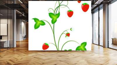 Strawberry Wall mural