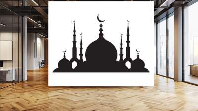 Mosque logo images illustration Wall mural