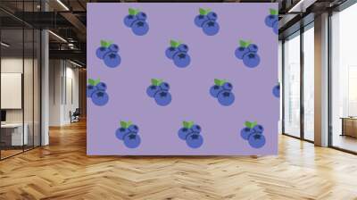 Blueberry Wall mural