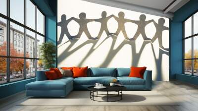 Human Chain Wall mural