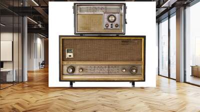 retro radio Wall mural