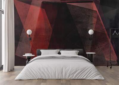 abstract background with triangles Wall mural