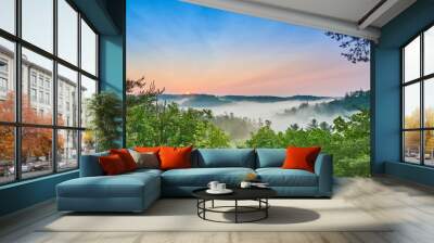 Sunrise at Red River Gorge, KY Wall mural