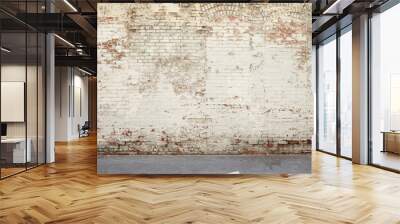 Rustic aged brick wall Wall mural