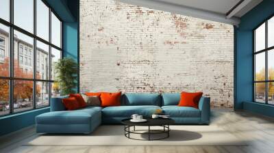 Rustic aged brick wall Wall mural