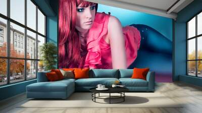 beautiful colors / haircolors 28 Wall mural