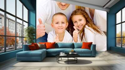 white family 5 Wall mural