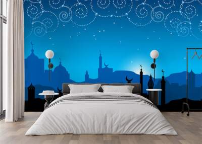 Arabian Landscape Wall mural