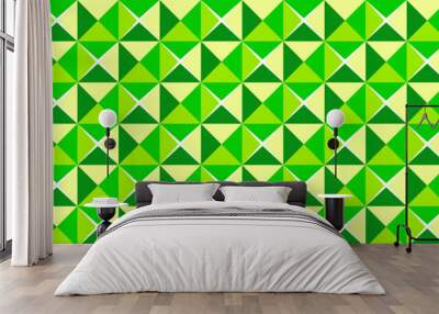 Geometric triangle shape Bauhaus pattern. Vector design and modern art template
 Wall mural