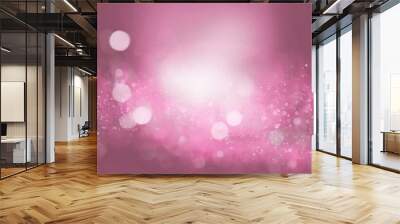 abstract pink light for romance background Wall mural