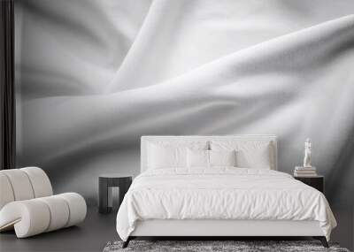 white background fabric textile texture and vignette Wall mural