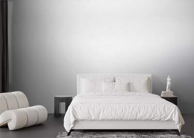 white gray background soft grey gradient abstract background Wall mural