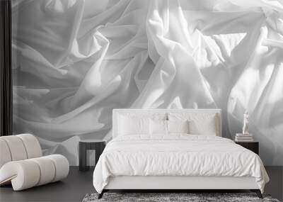 white satin background Wall mural