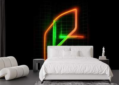 Neon Lights Design Wall mural