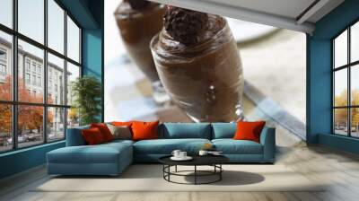 chocolate mousse Wall mural