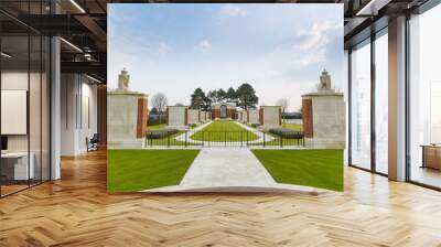 The Commonwealth War Graves Commission CWGC DUNKIRK MEMORIAL CEMETARY, Dunkerque, France Wall mural