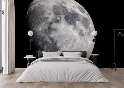 full moon over black Wall mural