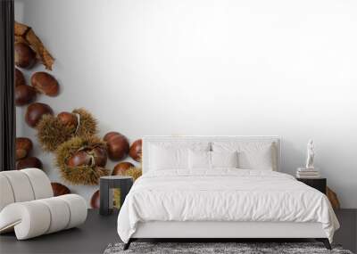 Autumn template Wall mural