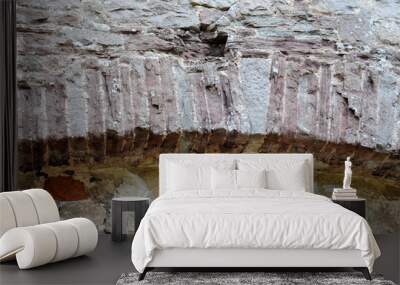 old castle brick wall stone texture Wall mural