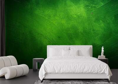 abstract green texture background dark green background green background Wall mural