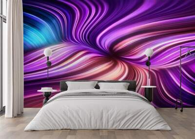 abstract soft stripes colorful background bright purple line color Wall mural