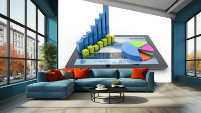 financial analysis Wall mural