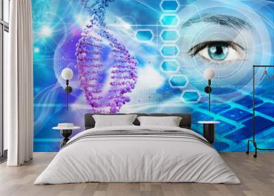 genetics Wall mural