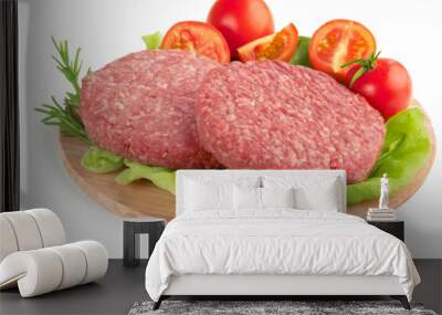 minced meat and vegetables Wall mural