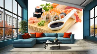 sushi plate Wall mural