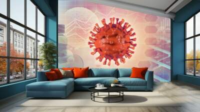 vaccine research concept background Wall mural