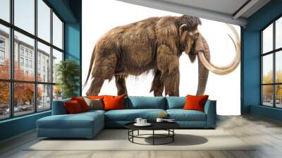 Default mammoth illustration on white background for text based ai limitation in displaying images Wall mural