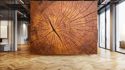 wood tree trunk pattern detail Wall mural