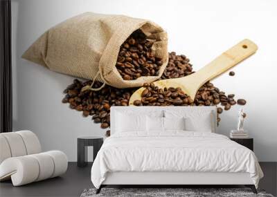 Coffee beans bag Wall mural