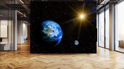 Space landscape Wall mural