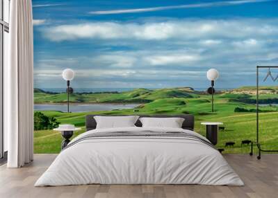 Endless green pasture Wall mural